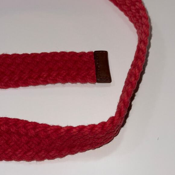 Polo Ralph Lauren Men's Braided Cotton Belt - Chili Pepper large $59 - Picture 8 of 9